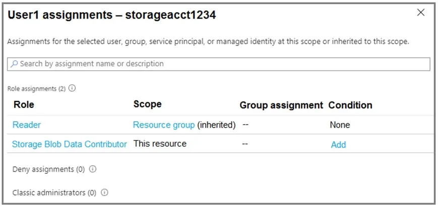 AZ-104 practice question 16 figure